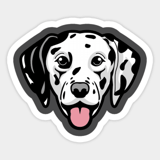 Dalmatian dog firefighter dog Sticker